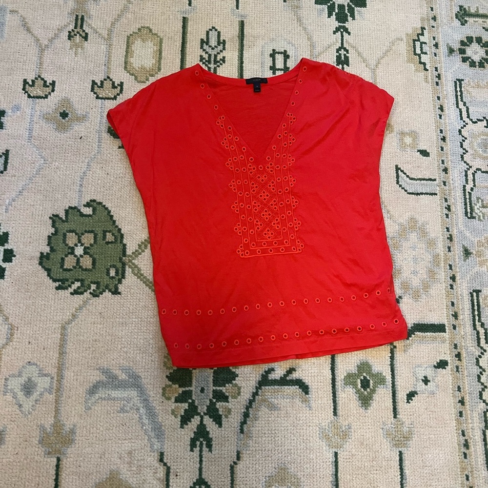 J.crew eyelet top